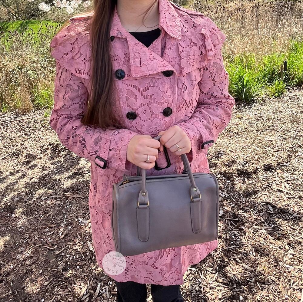 Vintage Coach NYC Madison Satchel 9725 Gray 1980s